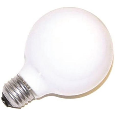120 Volt 4 Light Chain - SYLVANIA INCANDESCENT DECORATIVE GLOBE LAMP G25, 40 WATT, 120 VOLTS, MEDIUM BASE, SOFT WHITE, per 4 Case