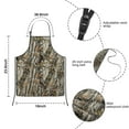 thumbnail image 3 of Abstract Green Camo Geometric Pattern Kids Aprons for Girls and Boys,Adjustable Neck Strap Toddler Aprons for Kids Cooking Baking, 3 of 6