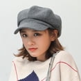 thumbnail image 6 of Newsboy Hats for Women, Women Newsboy Hat Trucker Hat Beret Newsboy Caps Retro Fashion Winter Hats for Women 2025, 6 of 8