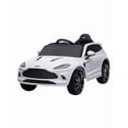 thumbnail image 4 of PINGÜE® Montable Eléctrico para Niños| Aston Martin® DBX 707 Licencia Oficial | Control Remoto 2.4Ghz | Bateria 12V 4.5AH | USB Música Radio Luz LED | 2 Motor 390| WHITE, 4 of 6