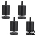 thumbnail image 1 of 2x4 Uds Patas De Muebles De Aleación De Aluminio Sofá Mesa Gabinete TV Soporte Patas Negro 6cm, 1 of 7