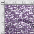 thumbnail image 2 of oneOone Cotton Flex Purple Fabric Abstract Sewing Material Print Fabric By The Yard 40 Inch Wide, 2 of 4