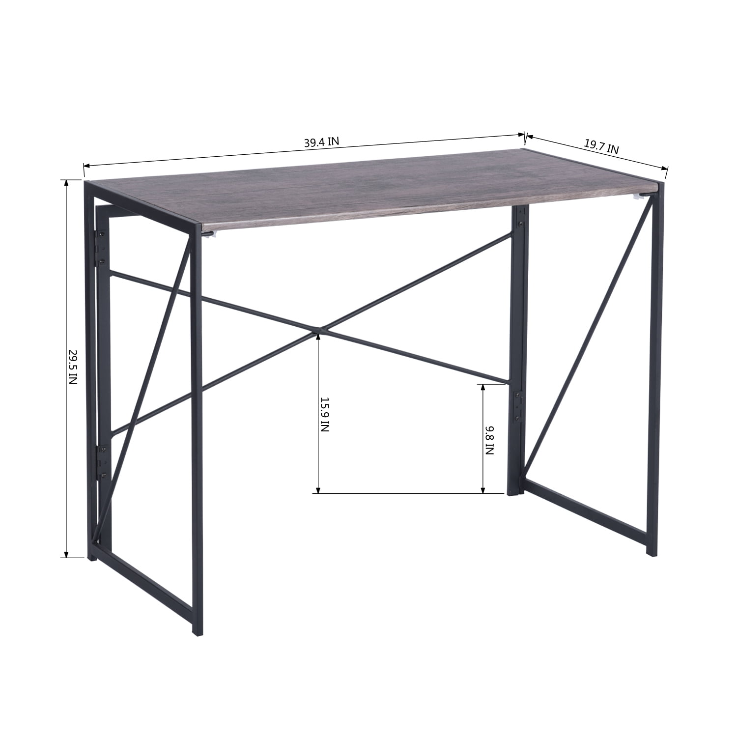 Kepooman Portable Folding Desk Computer Gaming Desk, Laptop Desk, Small Kids Writing Desk for Home Office, Walnut Color Kepooman Portable Folding Desk Computer Gaming Desk, Laptop Desk, Small Kids Writing Desk for Home Office, Walnut Color