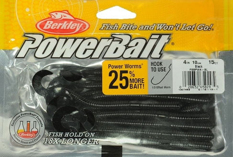 Berkley PowerBait Power Worms Fishing Soft Bait 