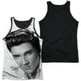 thumbnail image 1 of Elvis Presley Stare 2 Sublimated Tank Top White/Black, 1 of 4
