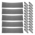 thumbnail image 4 of Voiceine 50Pcs Clothing Hanger Sleeve Hanger Sponge Padded Hangers Hanger Foam Cover Hangers Garment Protector Pad Anti- Skid Closet Hanger Cover Black, 4 of 10
