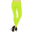 thumbnail image 3 of Vivian's Fashions Extra Long Leggings - Cotton, Misses Size (Lime, 4X), 3 of 3