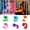 Blue, variant on Colored Wrinkled Paper Roll for Holiday Party Wedding Decoration Supplies Long Crepe Streamer Venue Layout Background Orange 25 m