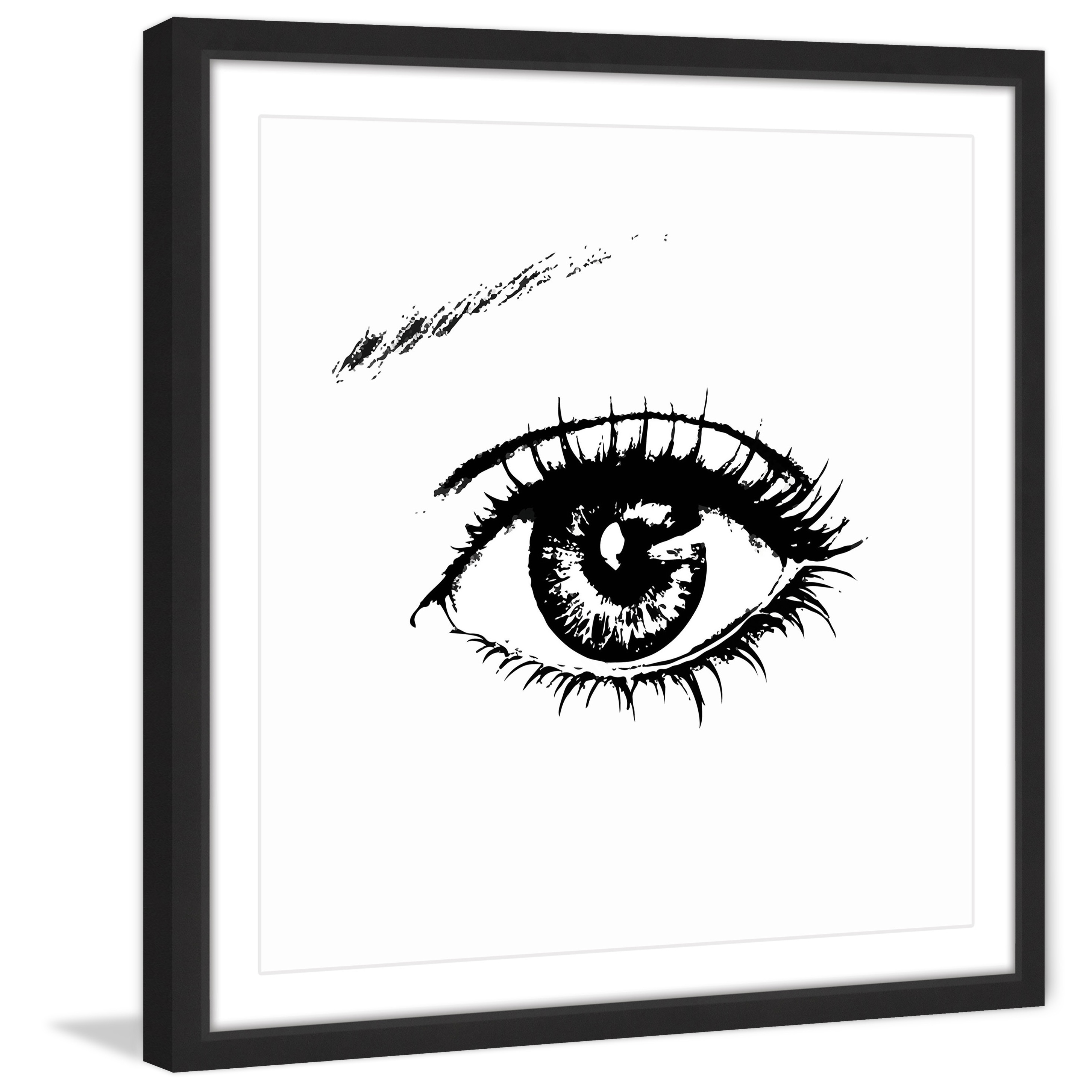 Marmont Hill "Eyeball" by Katarina Snygg Framed Painting Print