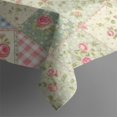 thumbnail image 4 of Pioneer Flower Floral Print Pattern Rectangle Tablecloth 60"x120", Waterproof Polyester Table Cloth, Wipeable Spillproof for Dining Camping Indoor Outdoor, 4 of 6