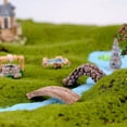 thumbnail image 6 of Naierhg Micro Figurines Anti-deform Resin Miniature Landscape Scene Statues for Home, 6 of 8