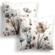 thumbnail image 1 of Fundas de almohada de tiro de flores 18x18 Juego de 2, cojín de almohada de flores, 1 of 5