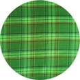 thumbnail image 1 of Ahgly Company Machine Washable Indoor Round Transitional Green Area Rugs, 6' Round, 1 of 7