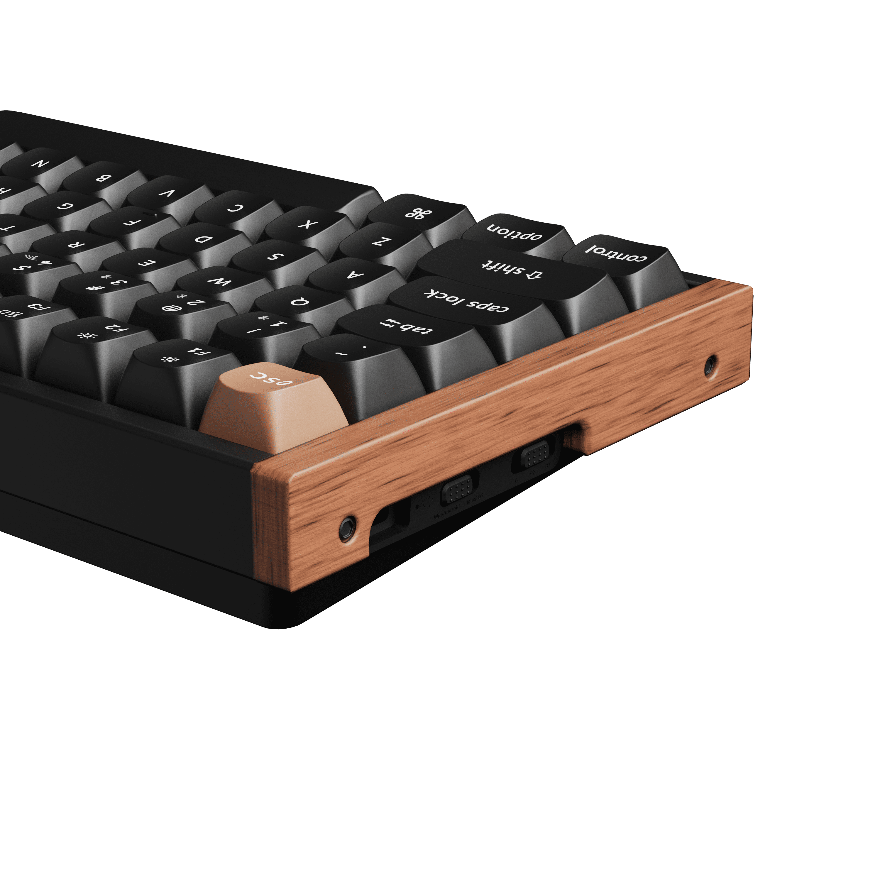 Keychron K4 HE Interrupteur interchangeable RGB, châssis en aluminium rétroéclairé Nebula noir (Édition Spéciale)