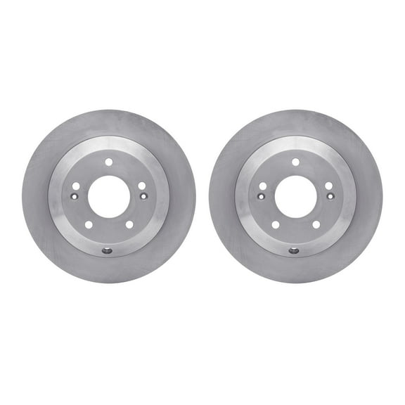 Dynamic Friction Company Rear Brake Rotors 6002-03048
