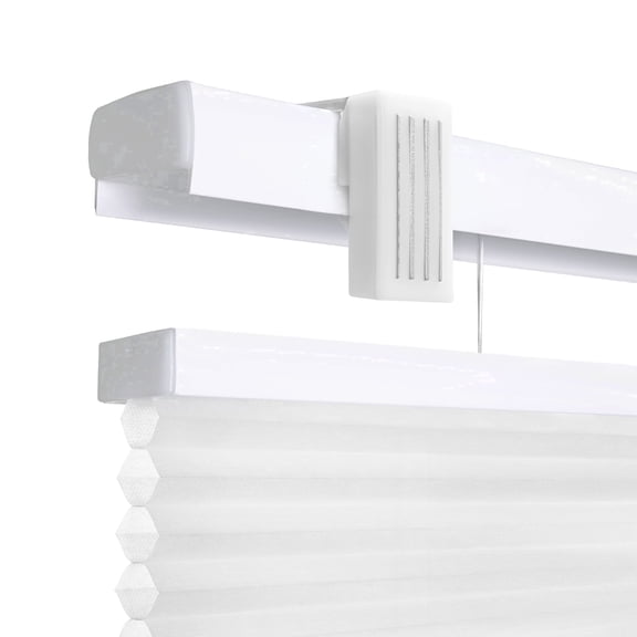 Regal Estate No Tools No Drill Cordless 1" Magnet Top Down Bottom Up Cellular Shades for Metal Steel Doors, QuickInsta MagMount Shades, 25"W x 72"H, White
