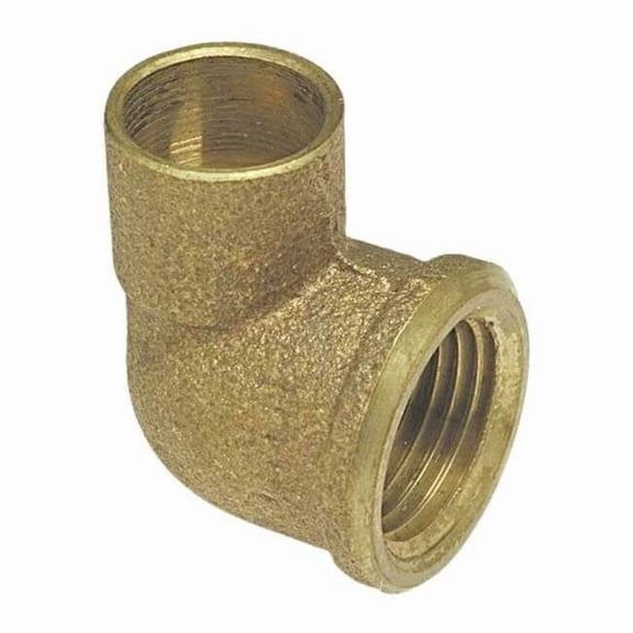 Nibco Reducing Elbow,Cast Bronze,C x FNPT 7073R 3/4X1