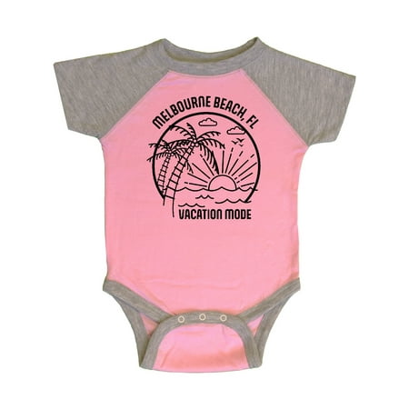 

Inktastic Summer Vacation Mode Melbourne Beach Florida Gift Baby Boy or Baby Girl Bodysuit