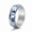 Silver, variant on Titanium Steel Rotating Gold Ring Men Tribal Viking Totem Celtic Rune Textured Antique Size 8 R30