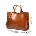 thumbnail image 2 of LNGOOR Handbags For Women Large Designer Ladies Bag Bucket Purse Leather, 2 of 5