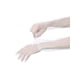 thumbnail image 4 of Guantes largos de ópera de tul INSPIRE CHIC para mujer, guantes de malla transparentes de dedo completo para bodas de noche, color blanco M, 4 of 6