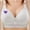 White A, variant on LSLJS Wireless Bras for Women Plus Size Push up Bras Comfy Solid Color Valentine's Day Heart Printed No Underwire Lingerie, Gifts for Women