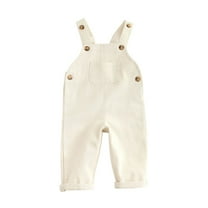 Timegard Toddler Baby Clothes Boys Girls Overalls Baggy Sleeveless Denim Rompers Unisex Infant Fashion