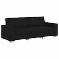 thumbnail image 5 of vidaXL 2 Piece Sofa Set with Cushions Black Fabric, 5 of 10
