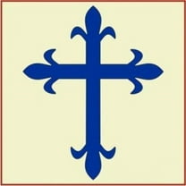 Fleur de Lis Cross Stencil - French France Country Celtic Stencils Deco Art Painting DIY Craft Plastic Wall Stencil Home Decoration French words reusable Mylar template - The Artful Stencil
