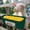 Green, variant on Automatic Feeder for Outdoor Livestock and Poultry in Fence Setup Hanging Trough with for Chicken Goat Goose Piglet Deer Dog and More,29.8x13x12.5 cm,White
