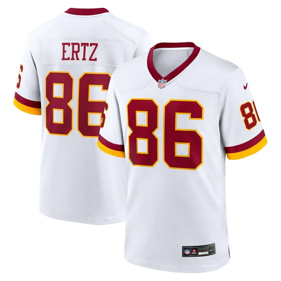 Men's Nike Zach Ertz White Washington Commanders Game Super Bowl Era Jersey