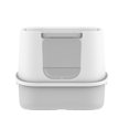 thumbnail image 1 of Inodoro grande para gatos, inodoro grande para gatos, caja de arena dividida para gatos, bandeja de arena grande para gatos, características mejoradas, 1 of 12