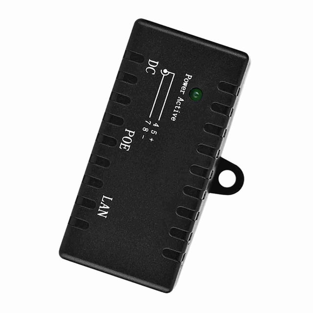 POE Splitter, 10M/100Mbps Speed, Compatible with POE and LAN Port, Made of ABS, Best Solution for AP Power Supply, Easy to Use, RJ45 Interface, for LAN