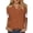 Xvnan3 Brown, variant on Scgirl Womens 3/4 Sleeve V Neck T Shirts Halloween Thanksgiving Fall Graphic Tee Tops