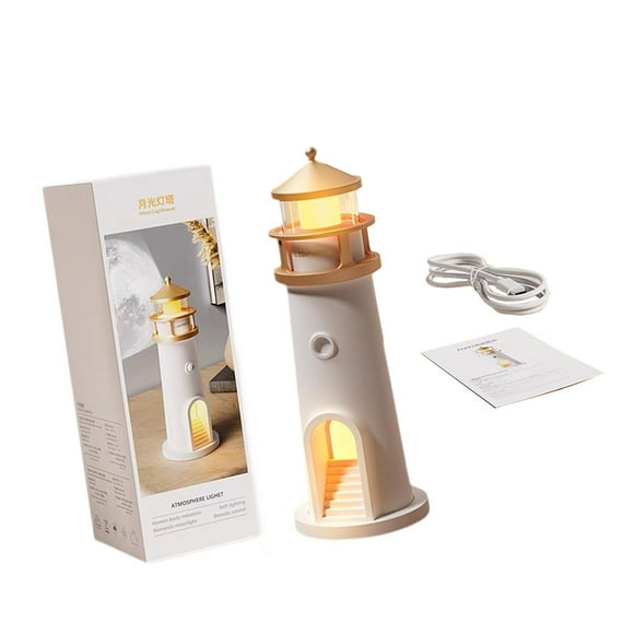 Lámpara de escritorio con luz LED, cómoda de usar, para mesita de noche, lámpara de proyección de luz de para sala de estudio, dormitorio, uso
