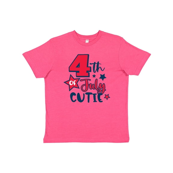 Inktastic 4th of July Cutie with Stars Youth T-Shirt