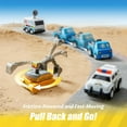 thumbnail image 6 of 18 Pcs Pull Back City Cars and Trucks Toy Vehicles Set, Friction Powered Cars Toys for Toddlers, Boys, Girls’ Educational Play, Goodie Bags Stuffers, 6 of 9
