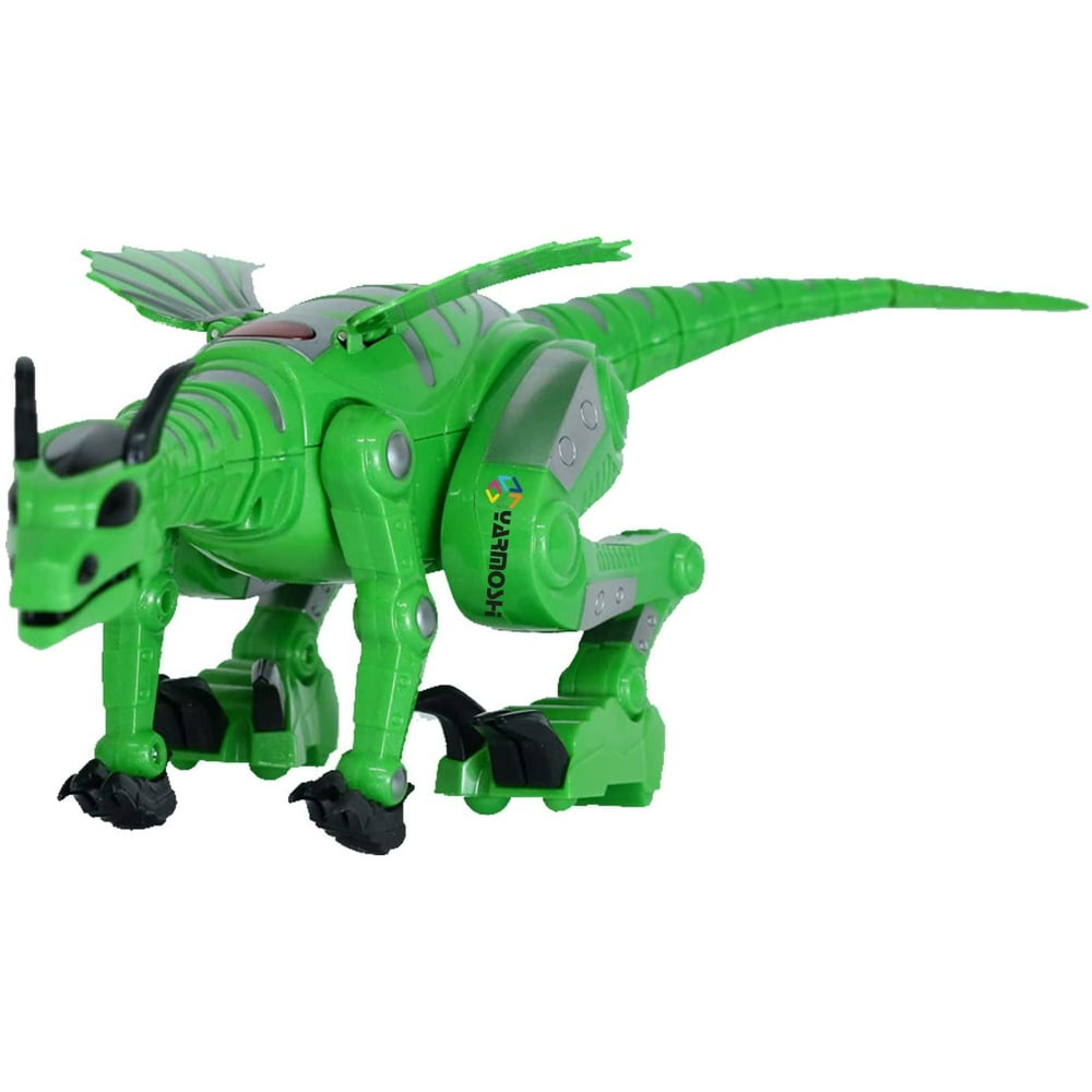 Yarmoshi Battery Operated Walking Dragon Robot Toy Control for Boys and