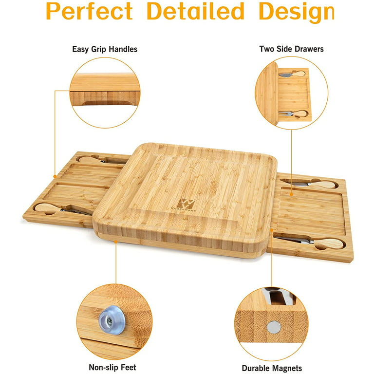 ZüM® 5 Pc. Magnetic Board Set Bamboo, Black - Mercer Culinary