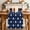 Navy Blue White, variant on Christmas Tree Table Runner 60 Inches Long Farmhouse Dress Scarves, Black White Winter Xmas Snowflakes Dining Tablerunner for Coffee Table/Kitchen Island/Party Décor, 13" x 60"