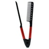 HSI Professional Straightening Comb - Red - 1 Pc Flat Iron Comb