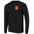 thumbnail image 2 of Men's Black Clemson Tigers Comfort Colors Campus Nights Long Sleeve T-Shirt, 2 of 3