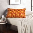 thumbnail image 6 of Sikiie Autumn Maple Leaf Pile Print Plush Pillow Cover, Wrinkle-proof and Stain-resistant Pillow Protector without Pillow Core, Home Decoration-20"x30", 6 of 6