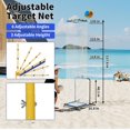 thumbnail image 4 of Volleyball Setter Training Equipment Net 9.5 ft-10.8 ft Adjustable Height Volleyball Spike Trainer for Professional Beginner Hitting, Spiking, Indoor and Outdoor Passing Setting Training, 4 of 9