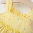 thumbnail image 5 of Ugoldhm Girls Dresses Plaid Print Sleeveless Cute Ruffle Fashion Peplum Dress Summer Outfits 6Months-4Years, 5 of 8