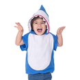 thumbnail image 5 of Disfraz de tiburón azul para bebés, disfraz de Halloween para niños, sudadera con capucha de tiburón multicolor para niños pequeños, nuevo disfraz de carnaval Purim 2022, 5 of 5