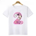 thumbnail image 4 of Camiseta de algodón con gráfico de lazo con número de Minnie Mouse, ropa para niños de 1, 2, 3, 4, 5, 6, 7, 8 y 9 años, camisetas para niñas y niños, 4 of 5