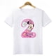 thumbnail image 4 of Camiseta de algodón con gráfico de lazo con número de Minnie Mouse, ropa para niños de 1, 2, 3, 4, 5, 6, 7, 8 y 9 años, camisetas para niñas y niños, 4 of 5
