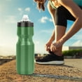 thumbnail image 2 of Piwvid Bouteille d'Eau Isolée, Gourde de Sport en Acier Inoxydable Étanche avec Poignée Garde au Chaud et au Froid pour Randonnée, Cyclisme, Voyage, Sports Scolaires, Gym, 2 of 9