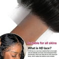 thumbnail image 2 of HD 6x6 Lace Closure Deep Parting Brazilian Water Wave Invisible Knots, 100% Human Hair Transparent Lace Closure Pre Plucked Natural Color, 2 of 6